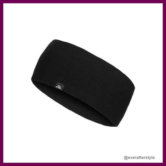 Merino Wool Headband Unisex Warm Sporty Minimal Activewear Essential